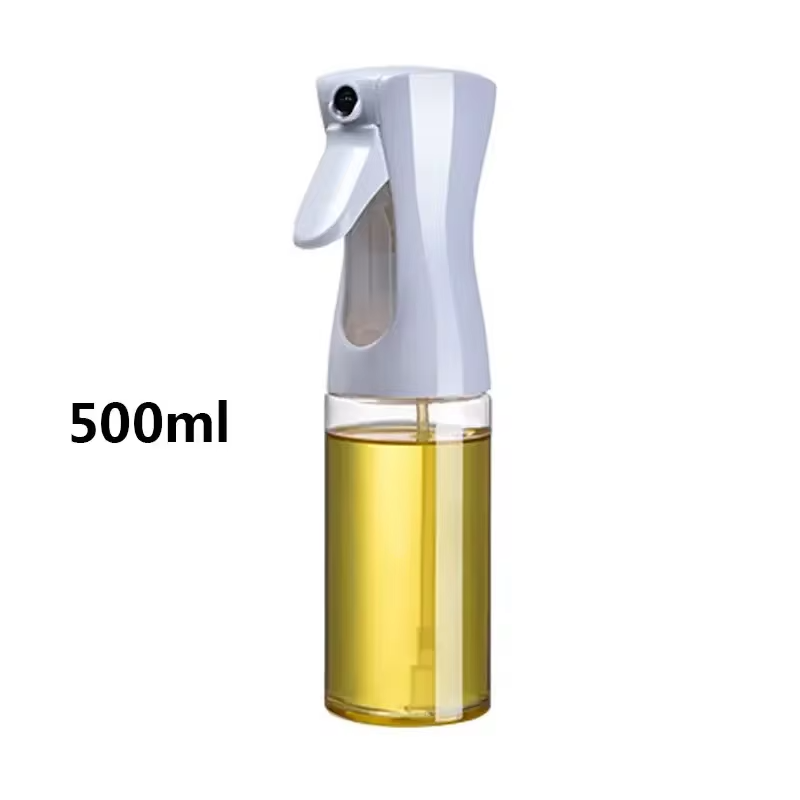 Portable Oil Sprayer Dispenser Bottle 200/300/500ml Food Grade Olive Oil Mister for Cooking BBQ Baking Air Fryer Kitchen Tool