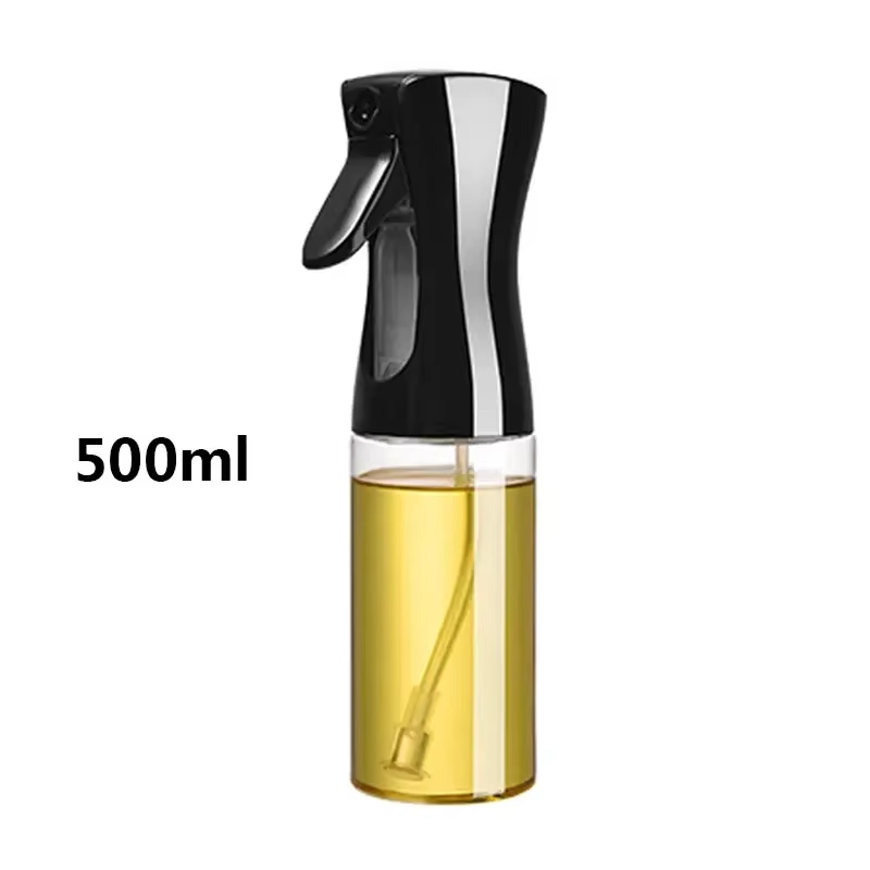 Portable Oil Sprayer Dispenser Bottle 200/300/500ml Food Grade Olive Oil Mister for Cooking BBQ Baking Air Fryer Kitchen Tool