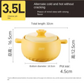 COOKER KING Casserole Special Soup for Gas Stove High Temperature Resistant Dry Burning Rice Casseroles Ceramic Pot