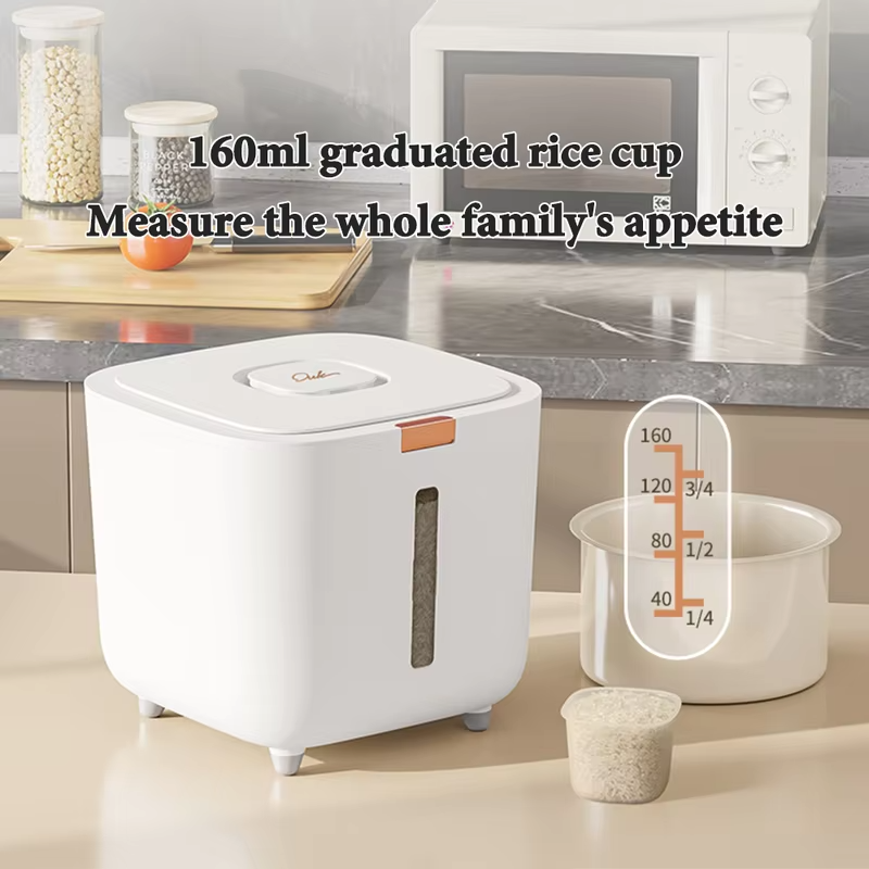 Insect Proof Moisture Proof Rice Box Grain Sealed Jar Kitchen Container 5/10KG Storage Kitchen Container Storage Box with Lid