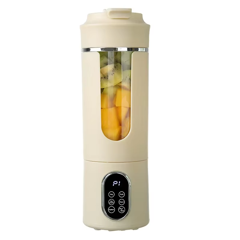 HOMEFISH Portable Rechargeable Juice Blender Cup Multi Functional Mini Fresh Juice Maker Wireless USB Charging Compact Smoothie