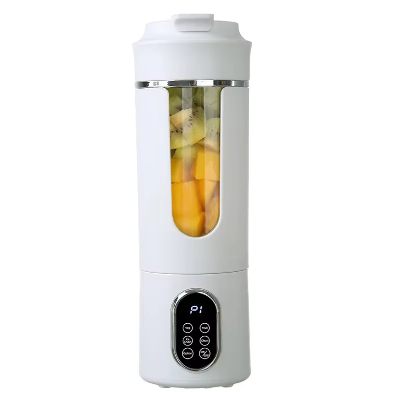 HOMEFISH Portable Rechargeable Juice Blender Cup Multi Functional Mini Fresh Juice Maker Wireless USB Charging Compact Smoothie