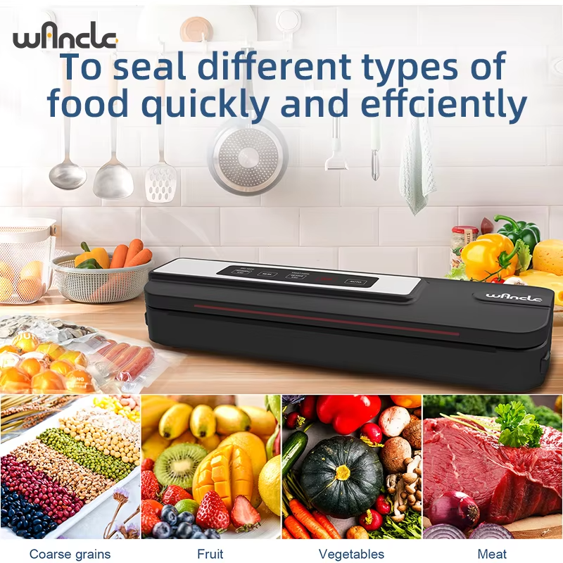 Automatic Food Vacuum Sealer with Preservation Modes Plastic Bag Sealing Machine Food Storage Vacuum Package Machine for Kitchen